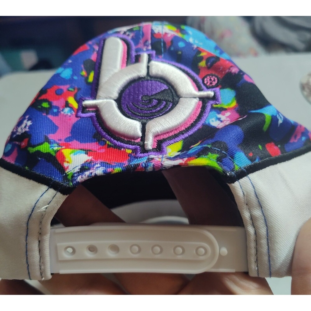 BANG ENERGY DRINK Men One Size Multicolor Paint Abstract Light Up Snapback‎ Cap - Picture 14 of 15